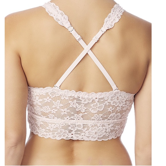 sz: L - No Boundaries Women’s Light Pink & Blue Lace Convertible Bralette Bundle - Picture 2 of 8